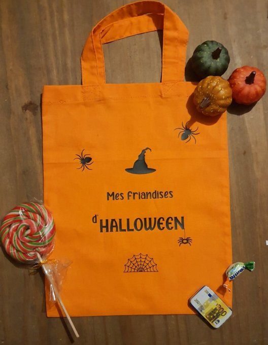 Tote bag récolte halloween 